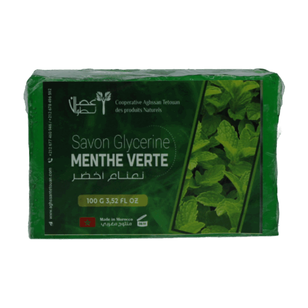 Savon glycérine menthe verte