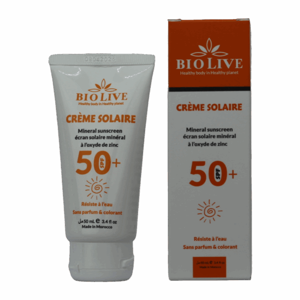 Crème solaire SPF 50+